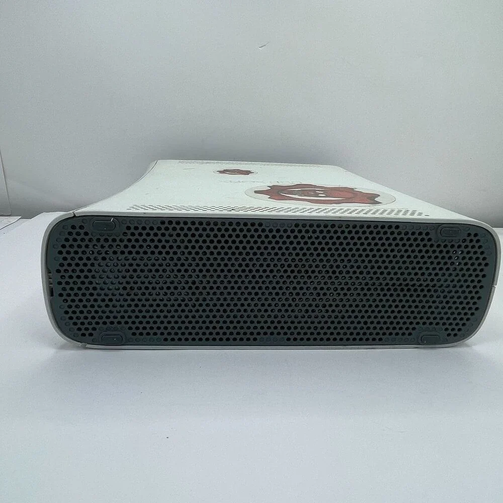 White Xbox 360 Elite Fat Original AV HDMI Ethernet Console Only - FOR PARTS RROD